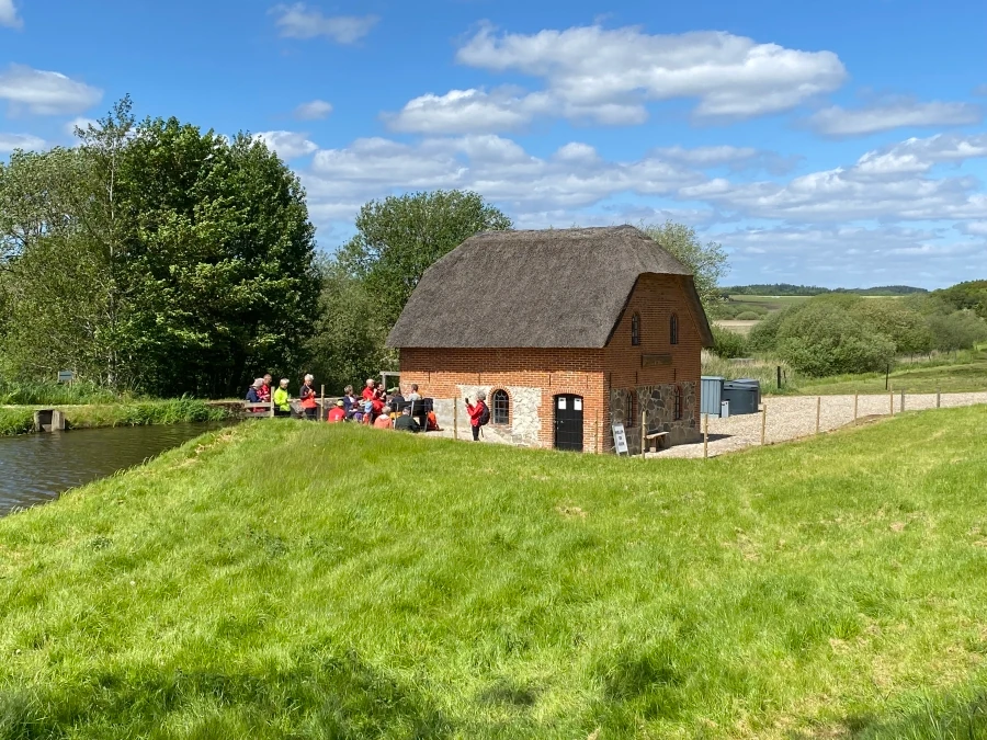 Daugbjerg Gl. Vandmølle med publikum